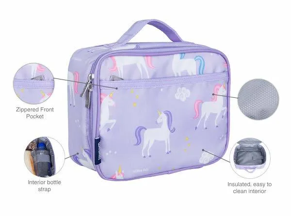 Wildkin Pink Flamingo Lunch Box Bag [BPA-Free]