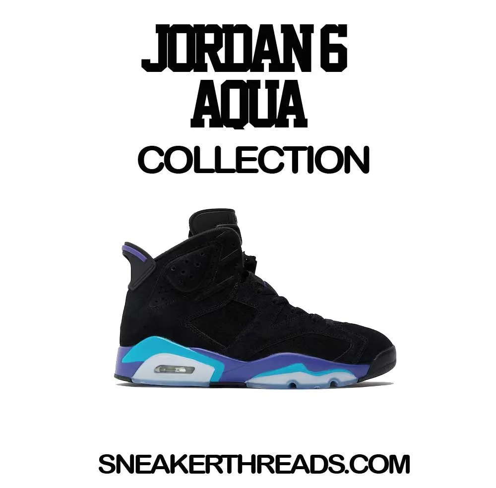 Womens Aqua 6 Shirt - Copped Em - Black